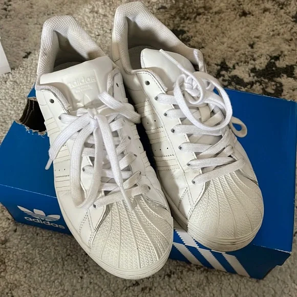 adidas gazelle silver green womens 90s Adidas UNIVERSAL Sneakers 8 1/2 Men's 10.4" equivalent Vintage  /saa014281 Men's 26.5cm genuine leather white type Vintage Second Hand